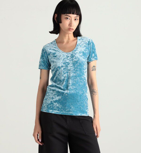 Edition「クラッシュベロアTシャツ」|Tシャツ・カットソー|