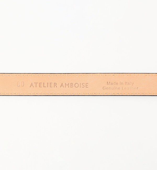 TOMORROWLAND GOODS「ATELIER AMBOISE PYTHON レザーベルト」|ベルト|