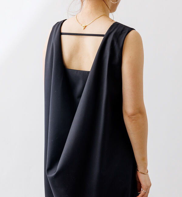 Rouge vif「バックドレープワンピース」|ワンピース|