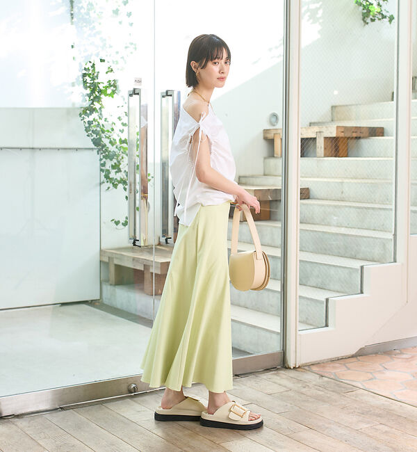 Rouge vif「ギャザーアシンメトリーブラウス」|シャツ・ブラウス|