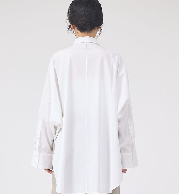 Rouge vif「ドルマンストレッチブロードビックシャツ」|シャツ・ブラウス|