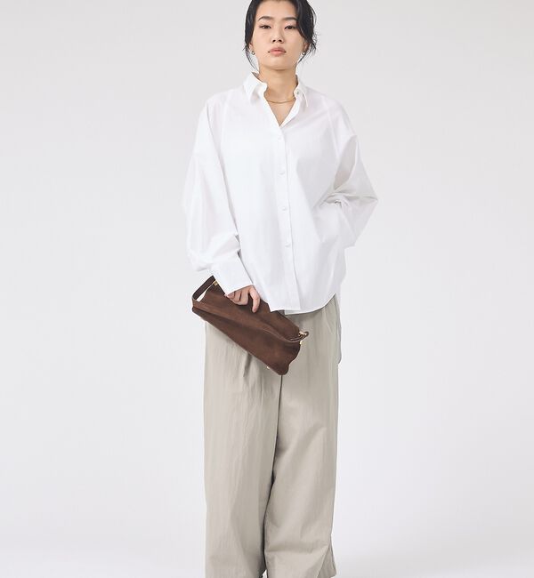 Rouge vif「ドルマンストレッチブロードビックシャツ」|シャツ・ブラウス|