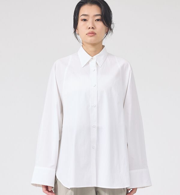Rouge vif「ドルマンストレッチブロードビックシャツ」|シャツ・ブラウス|