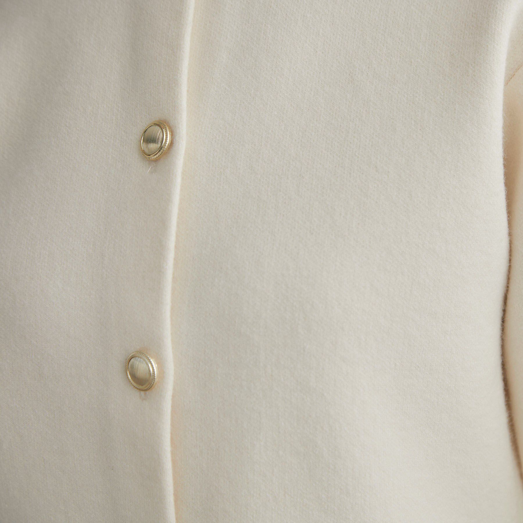 Couture broach「【上品なスカラップ】ムースタッチ配色カーディガン」|カーディガン|