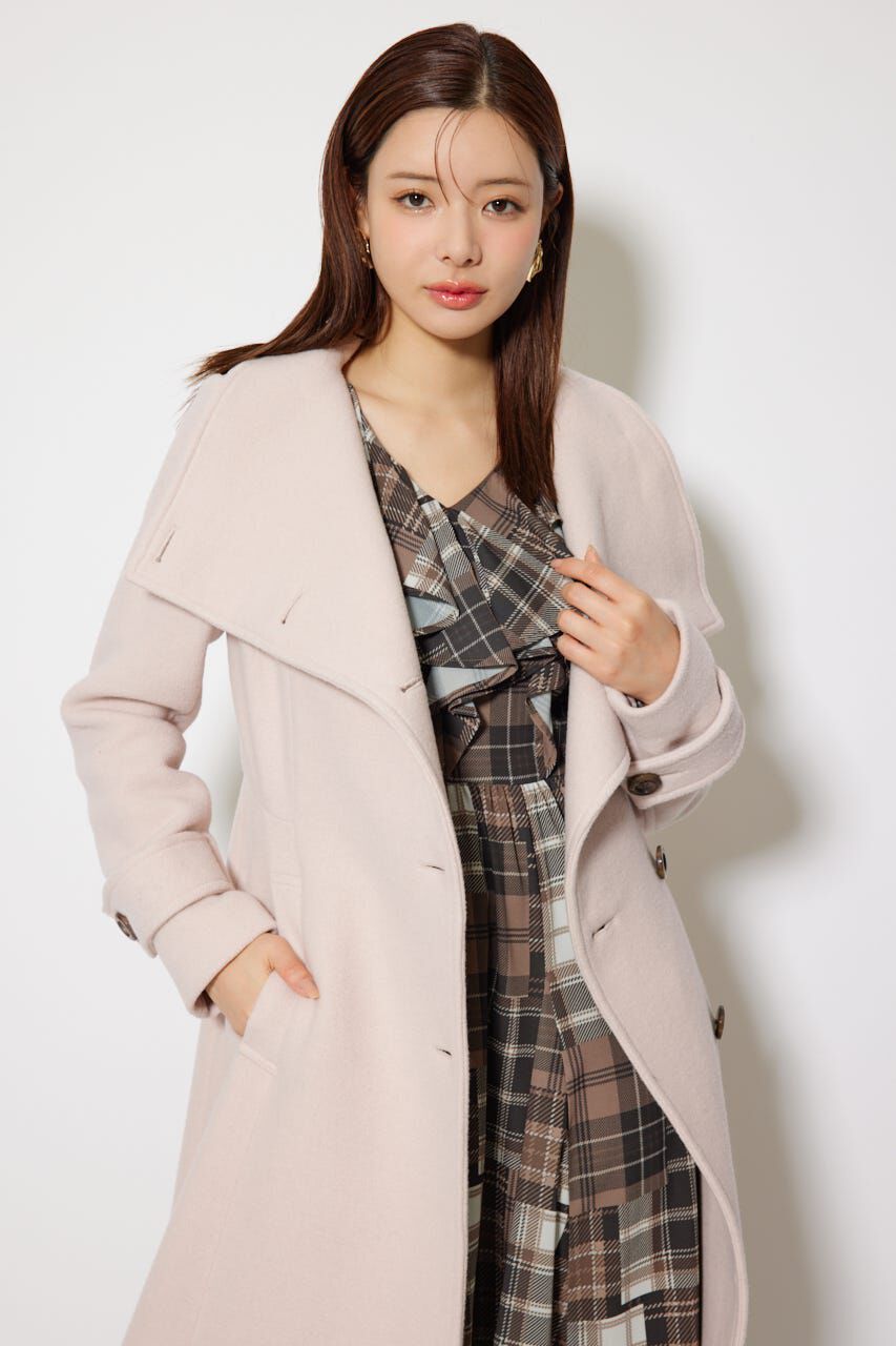 rienda「25オーバーネックシンデレララインコート」|その他|