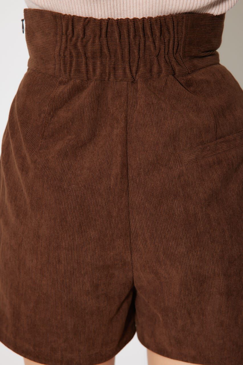 rienda「デザインウエストコーデュロイショートパンツ」|その他|