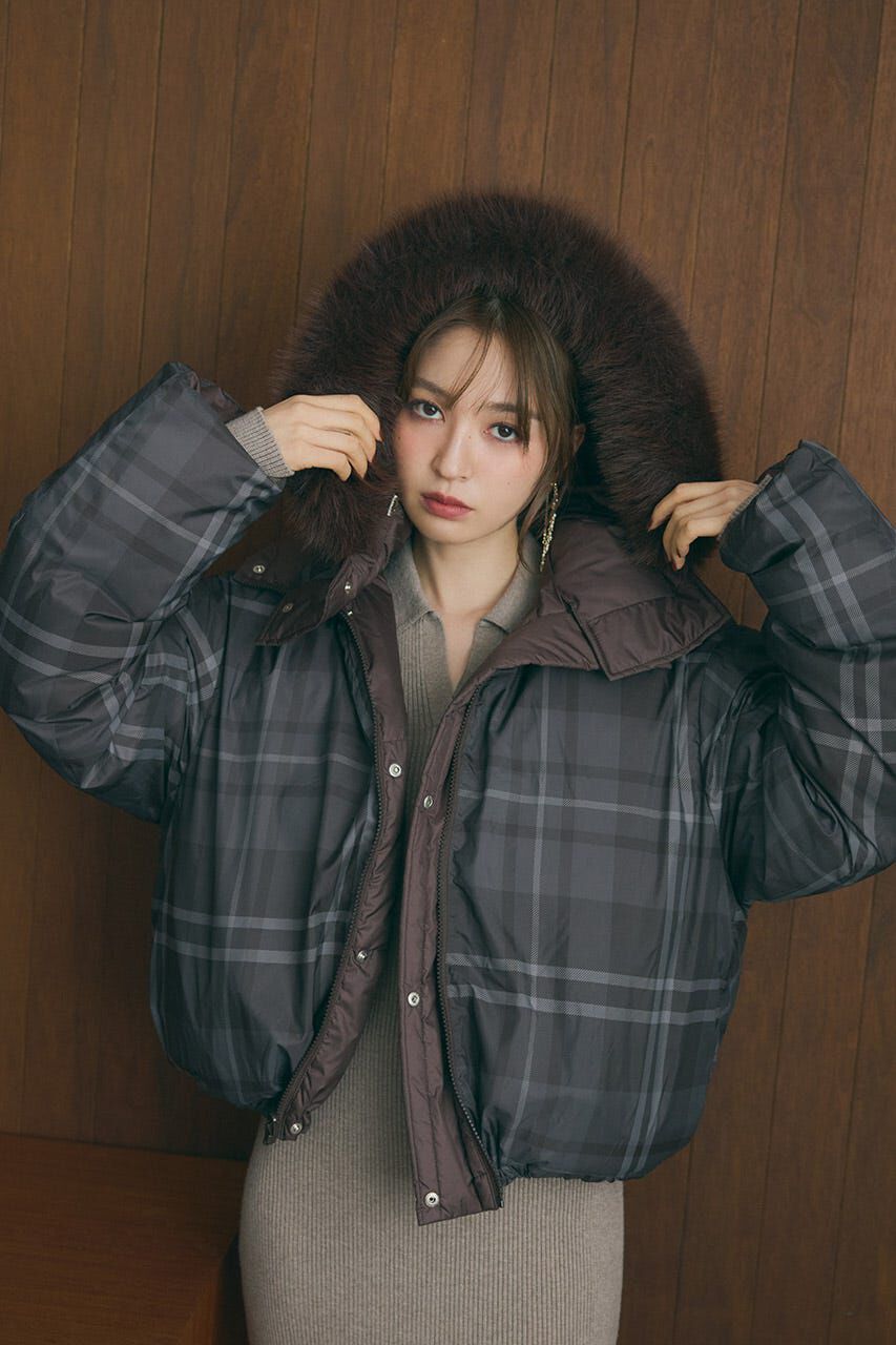 rienda「リバーシブルダウンジャケット」|その他|BRN