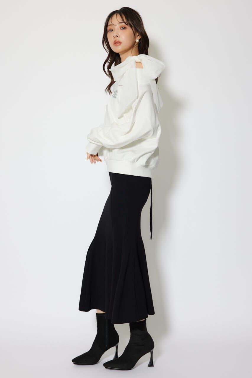 rienda「2WAYチュールオフショルスウェットトップス」|Tシャツ・カットソー|