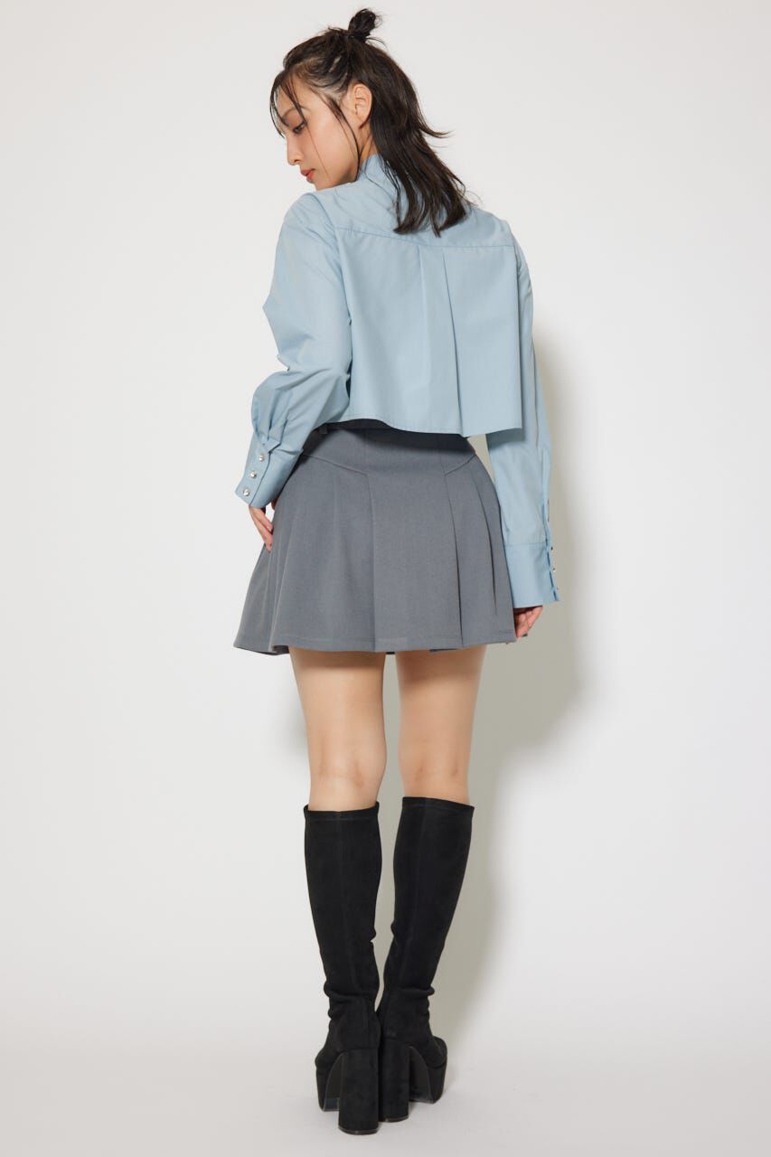 rienda「ボンディングストラクチャーミニスコートショートパンツ」|その他|