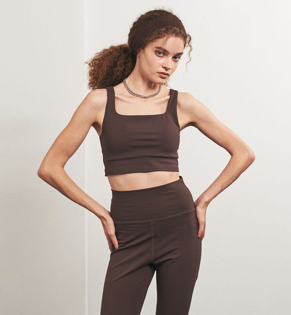 UNITED ARROWS「＜TO UNITED ARROWS＞CLOUD スクエアネック ブラトップ」|スポーツ|