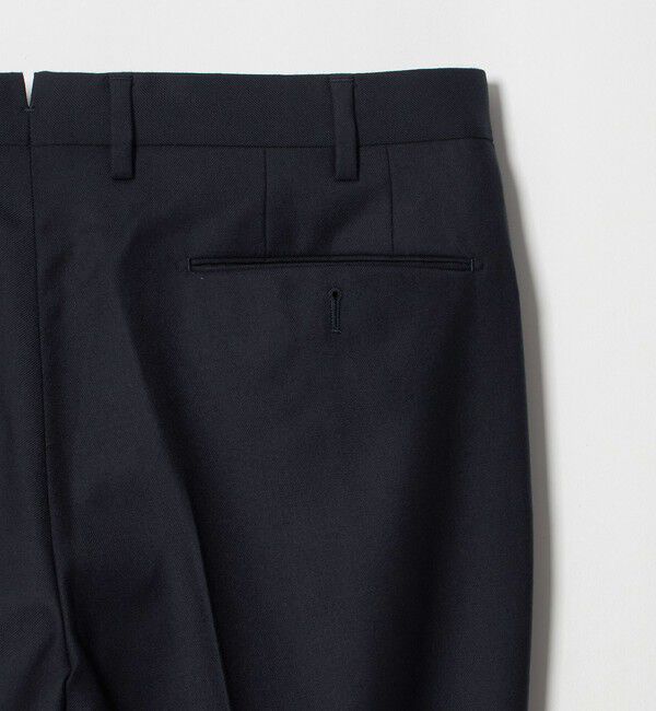 UNITED ARROWS「サージ クリース テーパード 1プリーツ スラックス」|スラックス|