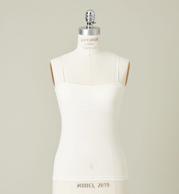conte「＜conte＞カップ キャミソール」|インナー|WHITE