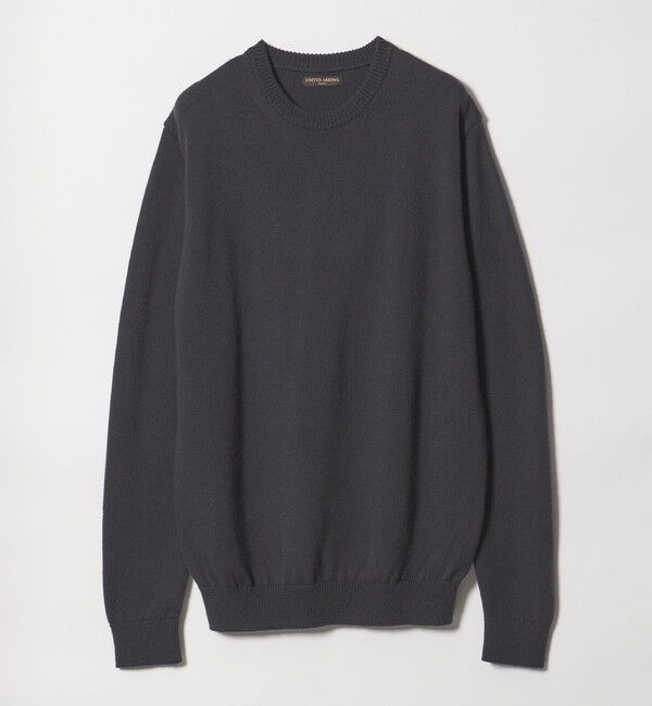 UNITED ARROWS「YAMAGATA ミドルゲージ クルーネック ニット」|ニット・セーター|