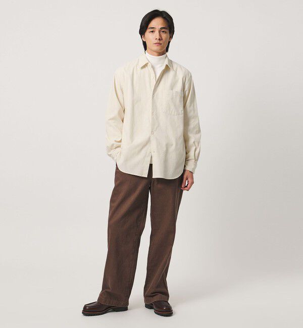 UNITED ARROWS「コーデュロイ レギュラーカラー シャツ」|シャツ・ブラウス|
