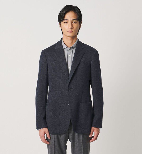 UNITED ARROWS「ピンヘッド ジャージ シングル 2ボタン テーラードジャケット COMFORT EASY-MODEL」|テーラードジャケット|