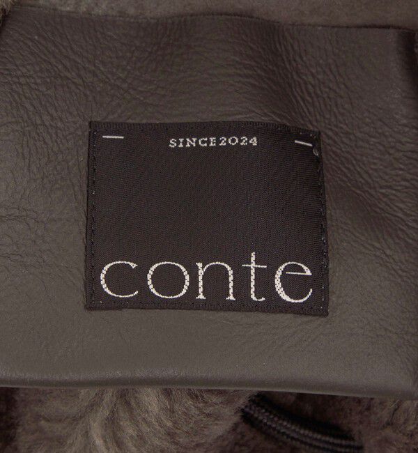 conte「＜conte＞ムートン ビーチバッグ」|ショルダー・メッセンジャー|