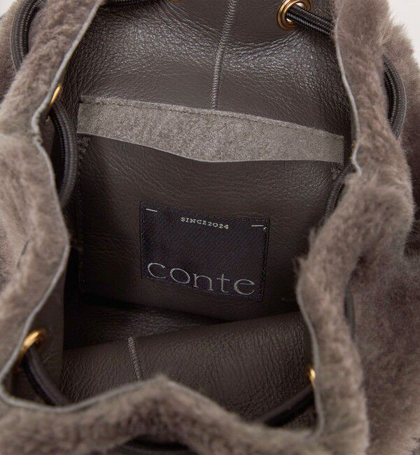 conte「＜conte＞ムートン ビーチバッグ」|ショルダー・メッセンジャー|