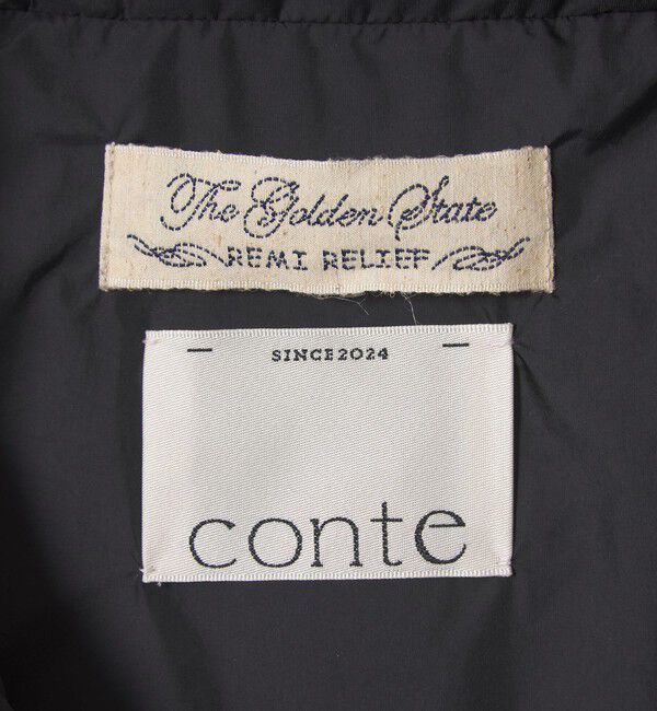 conte「【別注】＜REMI RELIEF for conte＞ダウンベスト」|ダウンベスト・ベスト|