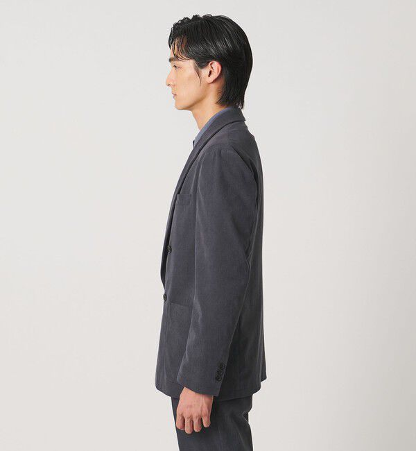 UNITED ARROWS「ライト コーデュロイ ダブル 4ボタン テーラードジャケット UA COZY ウォッシャブル ヨコストレッチ」|テーラードジャケット|