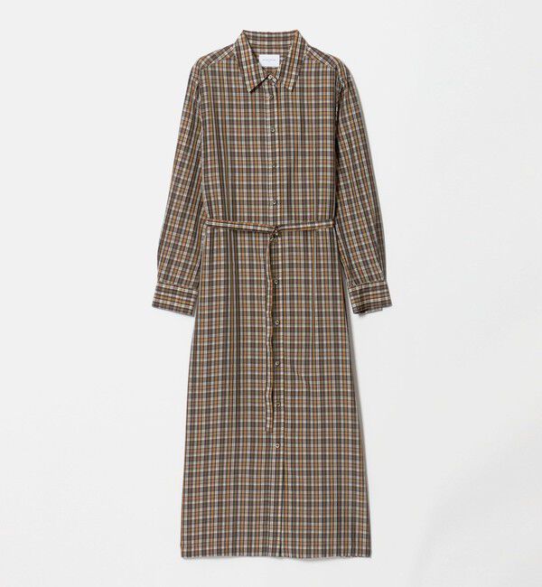 UNITED ARROWS「チェック ロング ワンピース」|ワンピース|MD.BROWN