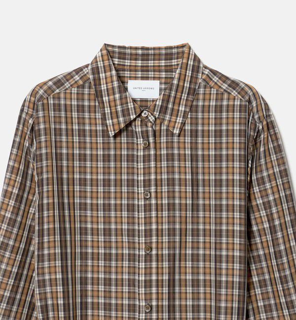 UNITED ARROWS「チェック ロング ワンピース」|ワンピース|