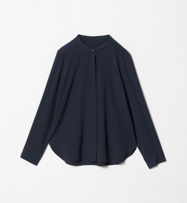 UNITED ARROWS green label relaxing「バイカラー シャツ」|シャツ・ブラウス|NAVY