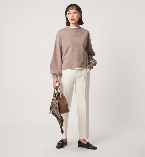 UNITED ARROWS green label relaxing「ウール スムース ハイネック プルオーバー ウォッシャブル」|ニット・セーター|