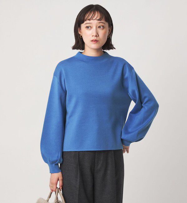 UNITED ARROWS green label relaxing「ウール スムース ハイネック プルオーバー ウォッシャブル」|ニット・セーター|