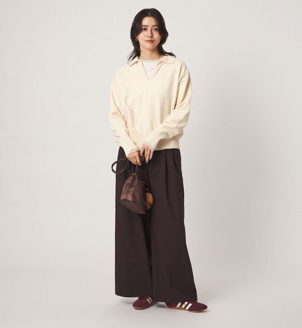 UNITED ARROWS green label relaxing「モールヤーン スキッパー ニット」|ニット・セーター|