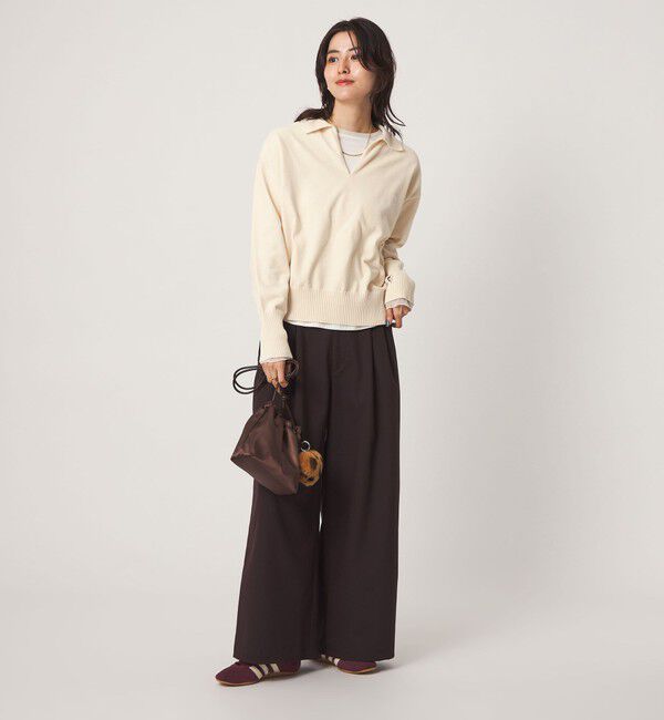 UNITED ARROWS green label relaxing「モールヤーン スキッパー ニット」|ニット・セーター|