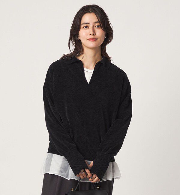 UNITED ARROWS green label relaxing「モールヤーン スキッパー ニット」|ニット・セーター|