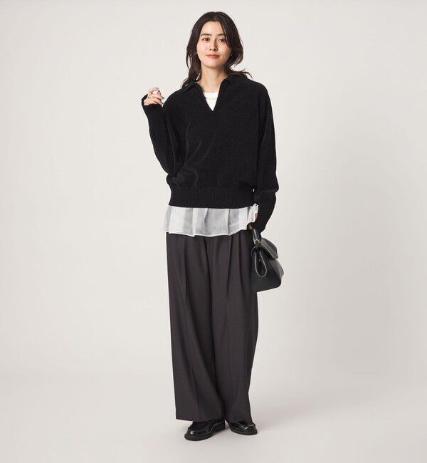UNITED ARROWS green label relaxing「モールヤーン スキッパー ニット」|ニット・セーター|