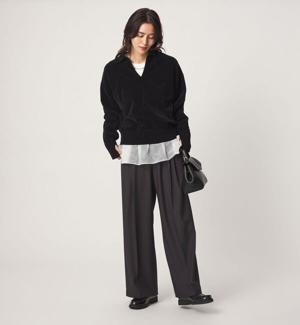 UNITED ARROWS green label relaxing「モールヤーン スキッパー ニット」|ニット・セーター|