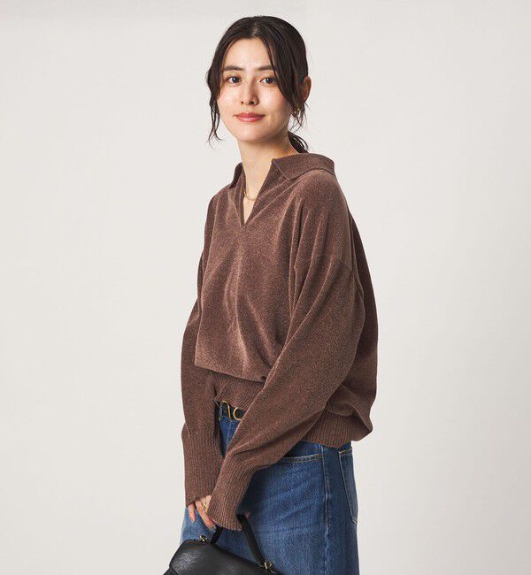 UNITED ARROWS green label relaxing「モールヤーン スキッパー ニット」|ニット・セーター|