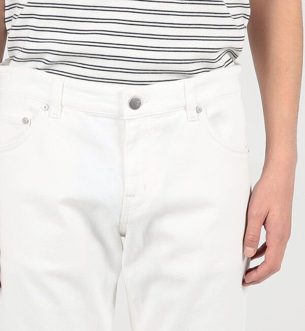 TOMORROWLAND MENS「【別注】PT TORINO ストレッチホワイトデニム 5ポケットパンツ」|デニム|