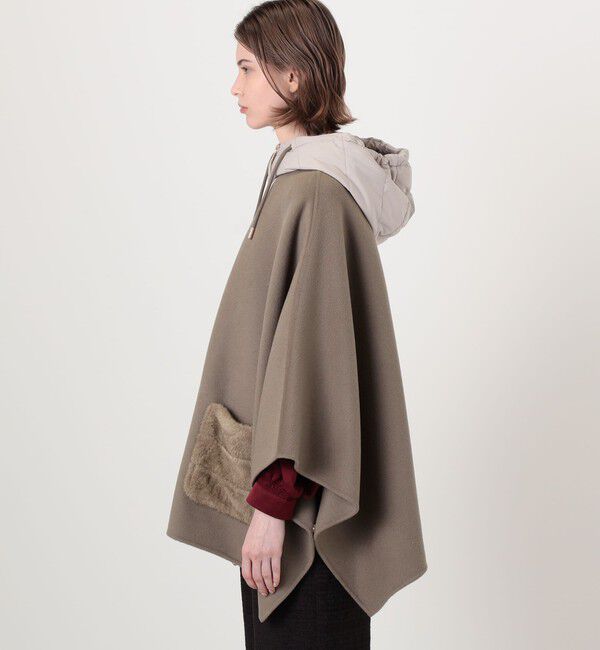 TOMORROWLAND BUYING WEAR「【一部展開店舗限定】my WHITE コンビネーションケーブル コート」|ポンチョ・ケープ|