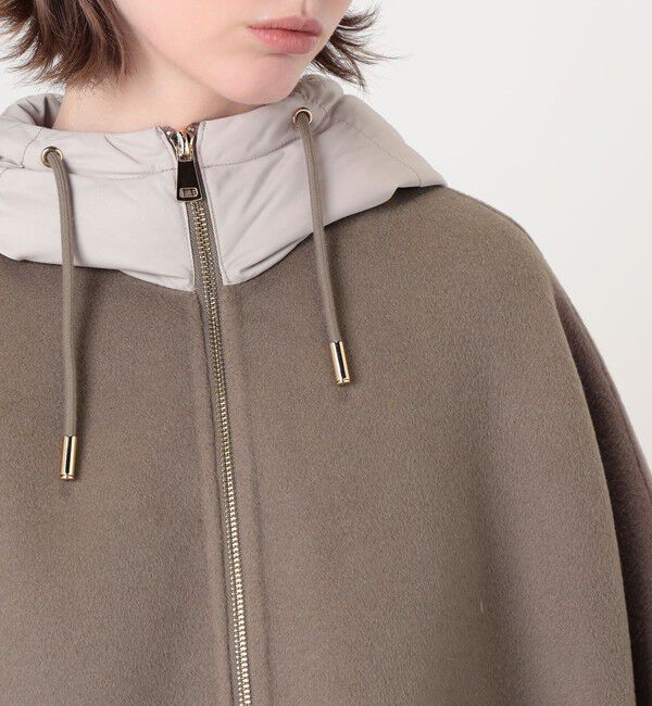 TOMORROWLAND BUYING WEAR「【一部展開店舗限定】my WHITE コンビネーションケーブル コート」|ポンチョ・ケープ|