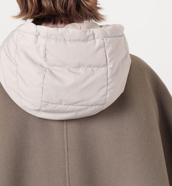 TOMORROWLAND BUYING WEAR「【一部展開店舗限定】my WHITE コンビネーションケーブル コート」|ポンチョ・ケープ|