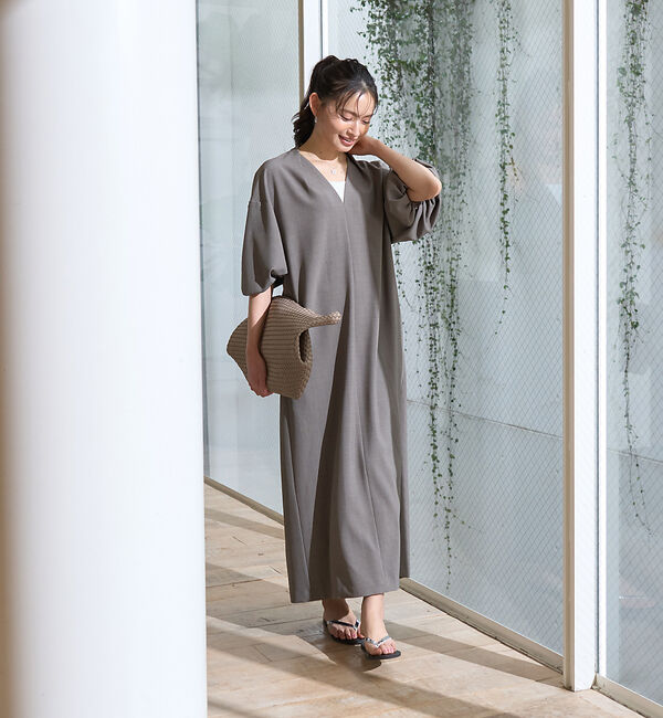 Rouge vif「【セットアップ対応】タックリラックスワンピース」|ワンピース|