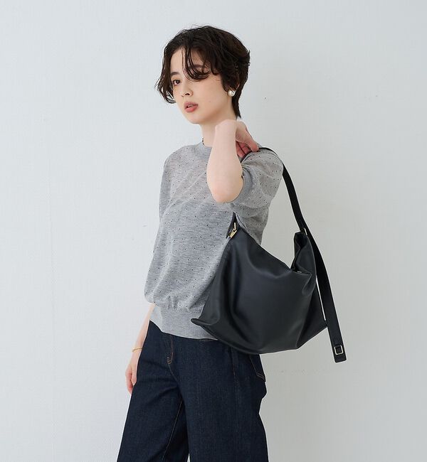 Rouge vif「【PUNTI. / プンティ】3WAYレザークラッチバッグ/ショルダー付き/GR」|ショルダー・メッセンジャー|