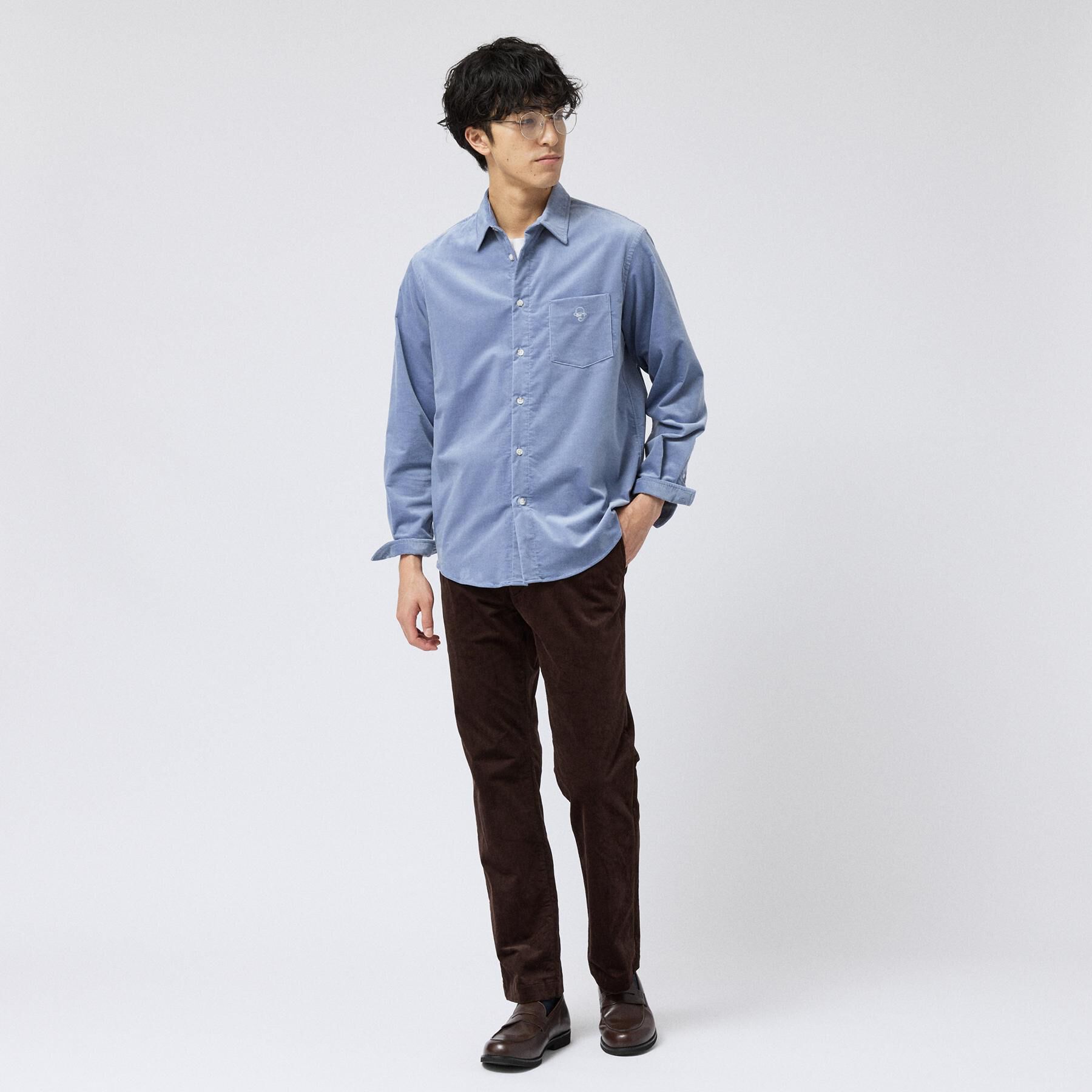 TAKEO KIKUCHI「ストレッチ コーデュロイ シャツ」|シャツ・ブラウス|