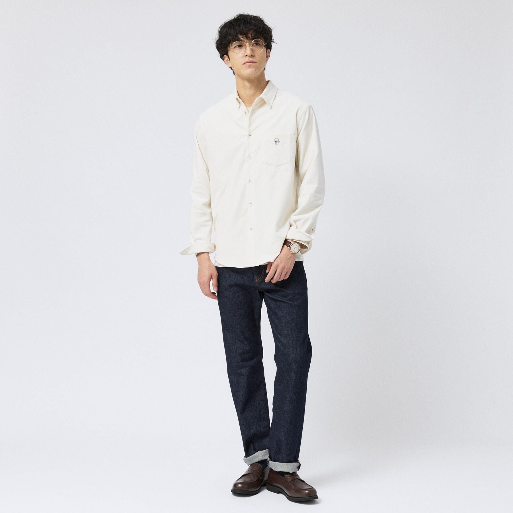 TAKEO KIKUCHI「ストレッチ コーデュロイ シャツ」|シャツ・ブラウス|