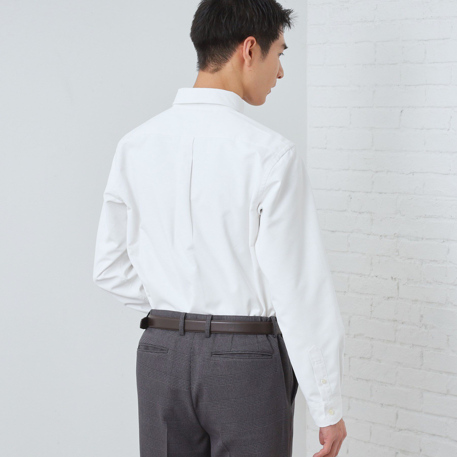 THE SHOP TK「【ON/OFF兼用】シャンブレー オックスシャツ 洗濯機OK / 吸水速乾 / 汗じみ防止」|シャツ・ブラウス|