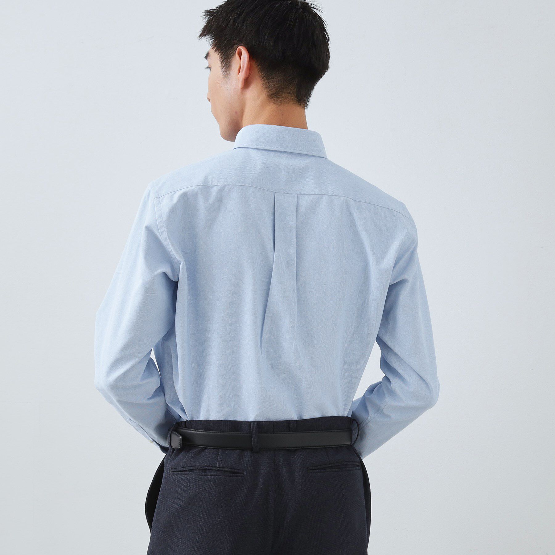 THE SHOP TK「【ON/OFF兼用】シャンブレー オックスシャツ 洗濯機OK / 吸水速乾 / 汗じみ防止」|シャツ・ブラウス|