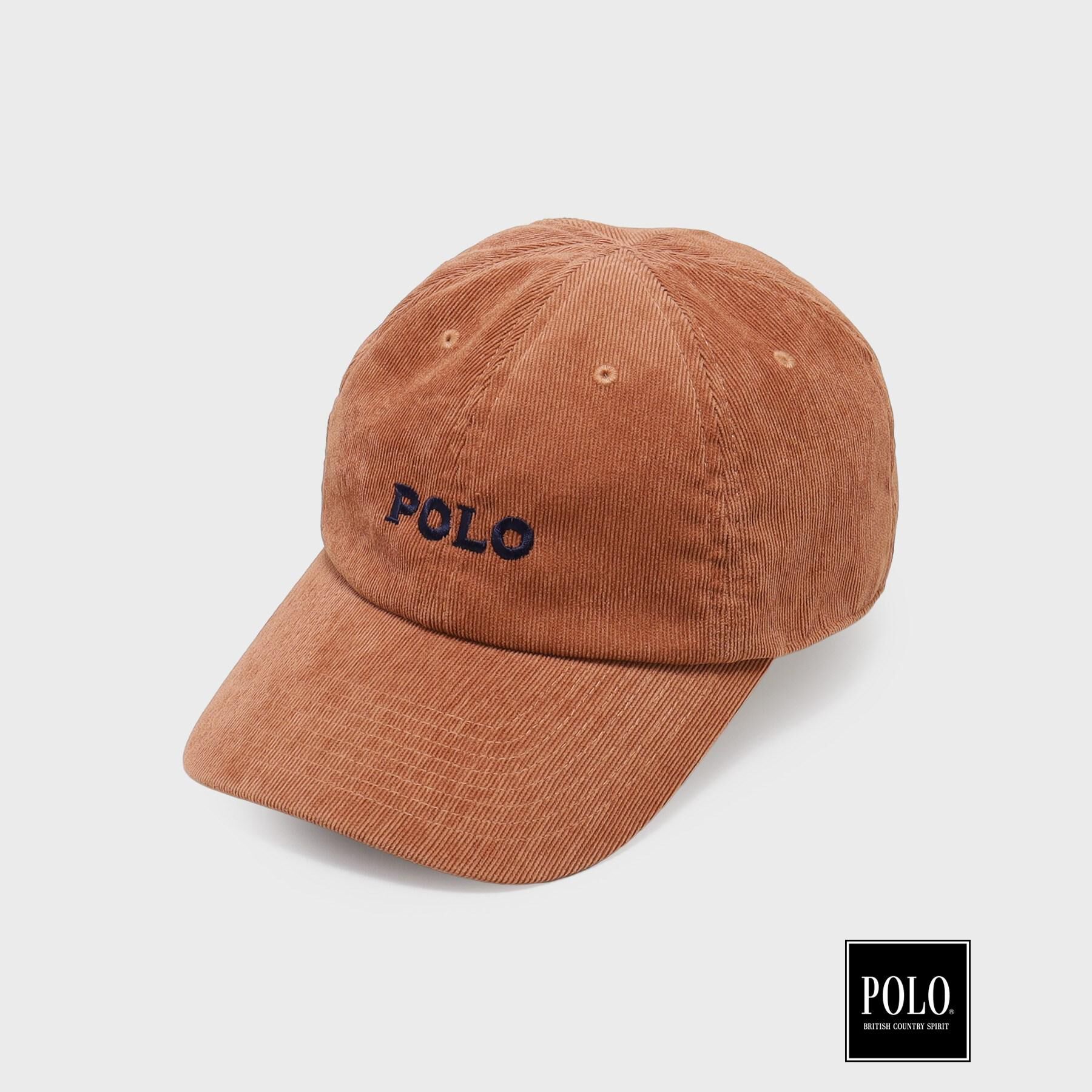 THE SHOP TK「POLO BCS / コーデュロイ刺繍キャップ」|キャップ・キャスケット|