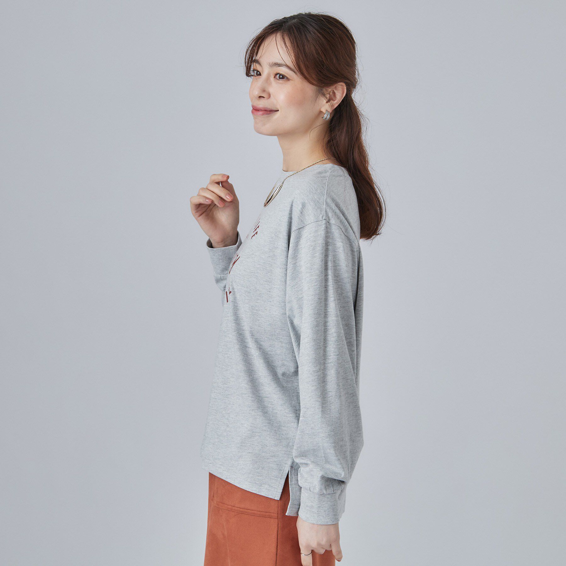 SHOO･LA･RUE「【高レビュー/S-LL】デイリー使いに 選べる6柄プリントロンT」|Tシャツ・カットソー|