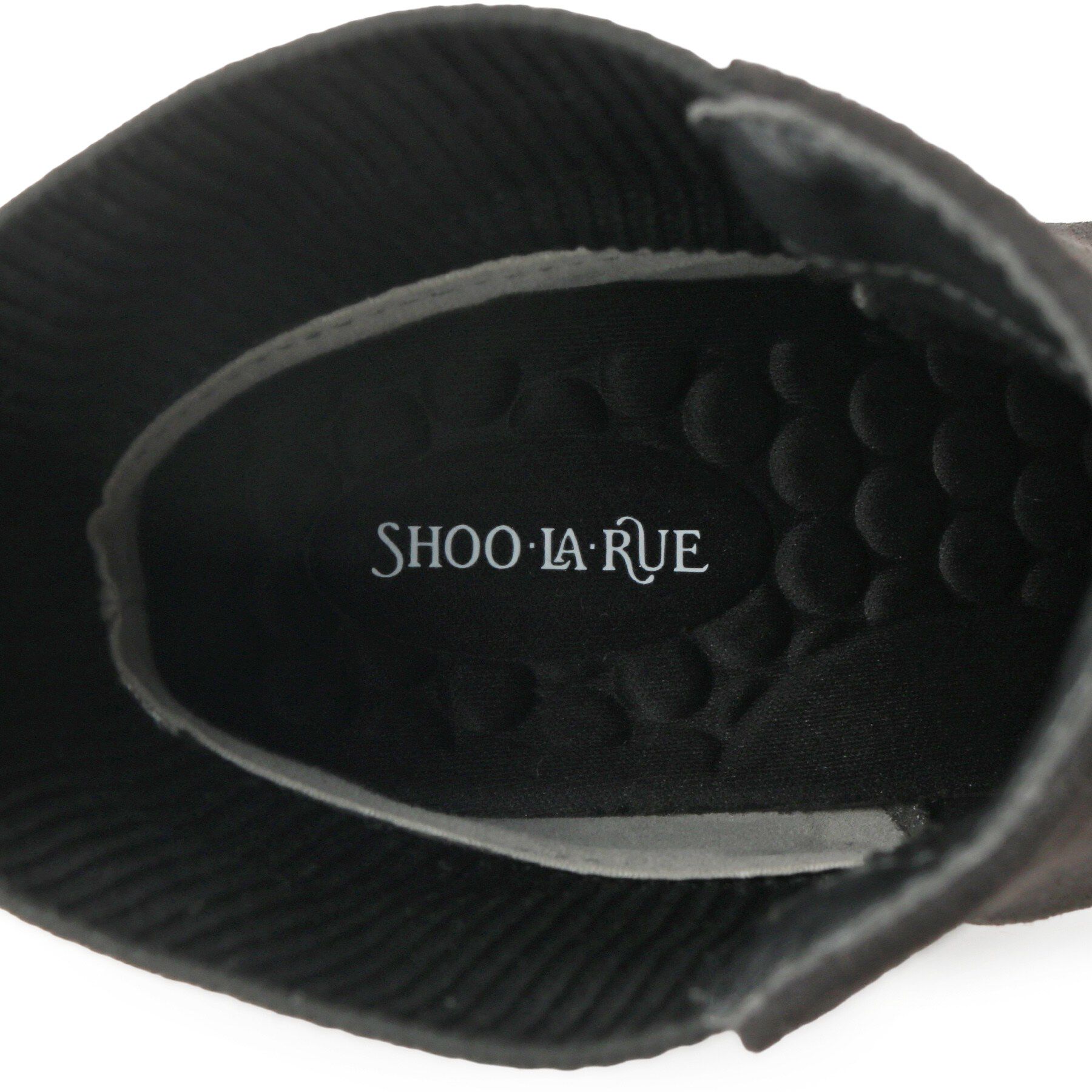 SHOO･LA･RUE「ヒールアップ はきぐちニットブーツ」|ショートブーツ|