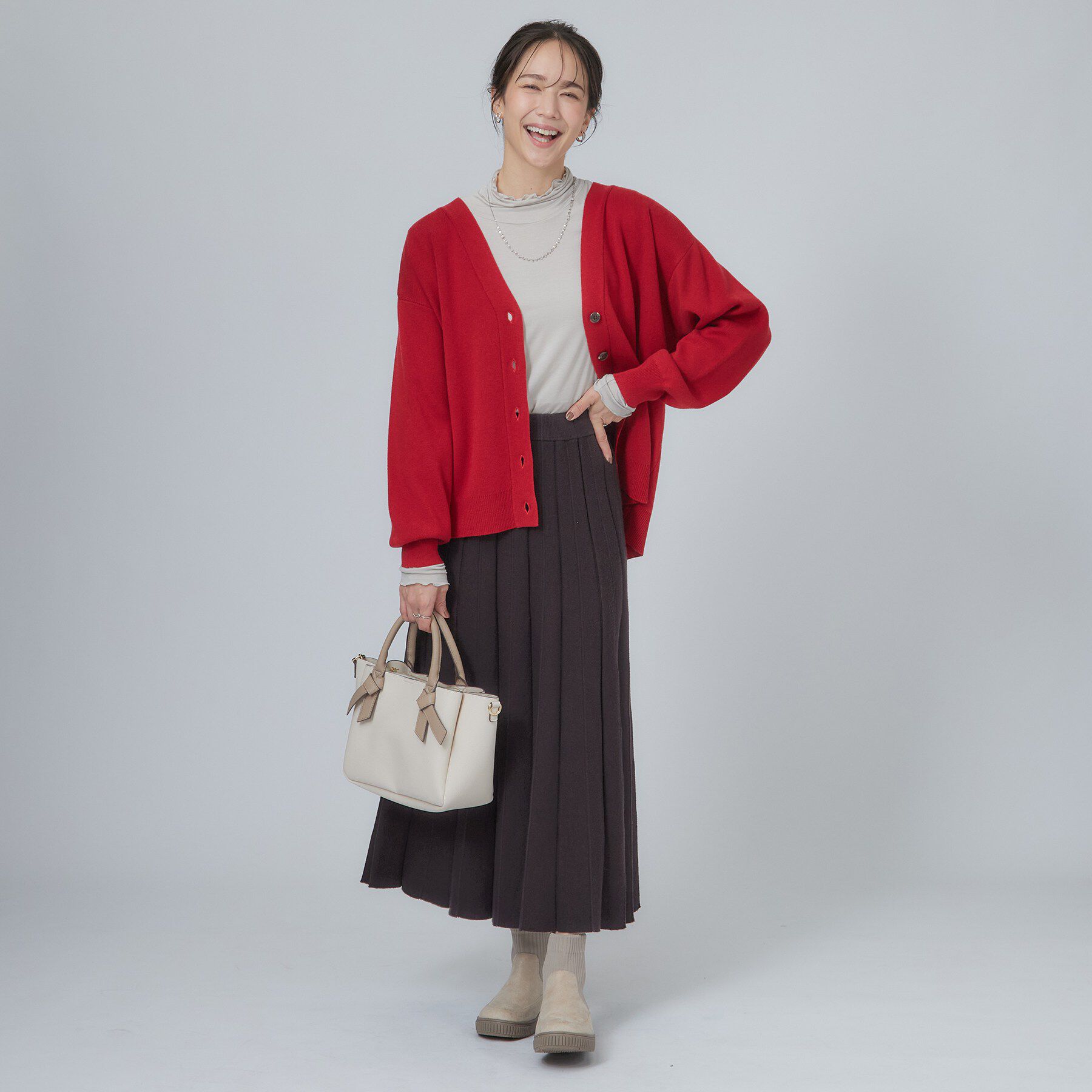 SHOO･LA･RUE「カシミアタッチ吸湿発熱ハイネックインナー」|Tシャツ・カットソー|