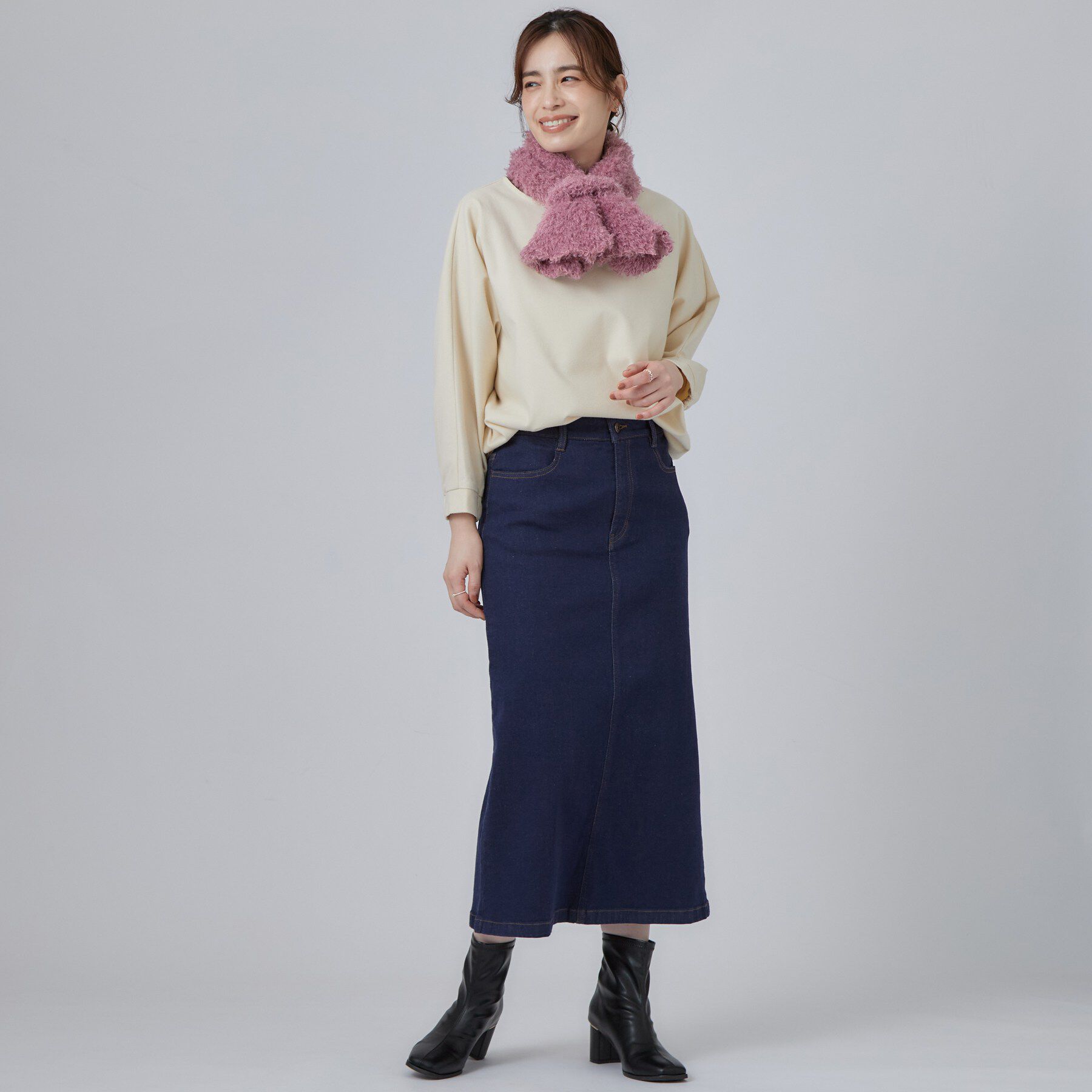 SHOO･LA･RUE「【マルチWAY】伸びるマフラー」|ストール|