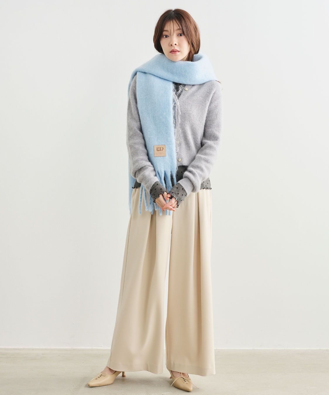COCO DEAL「ワンタックストレートパンツ」|スラックス|